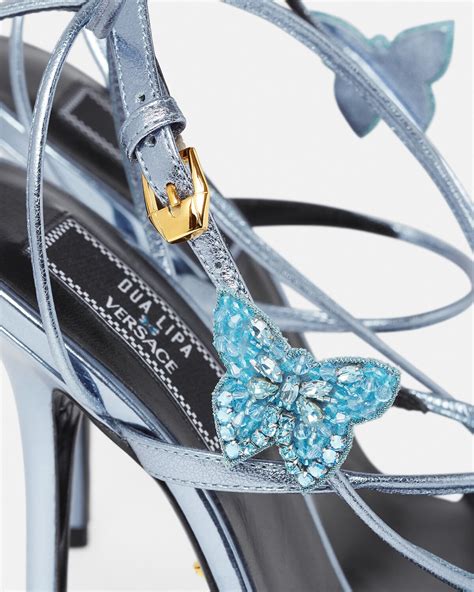 versace crystal butterflies sandals.